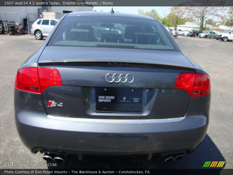 Dolphin Grey Metallic / Ebony 2007 Audi S4 4.2 quattro Sedan