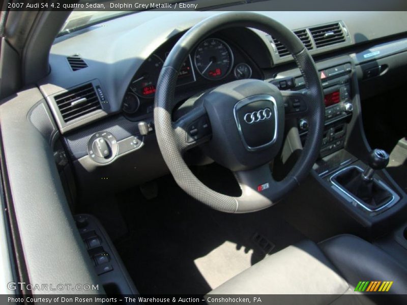 Dolphin Grey Metallic / Ebony 2007 Audi S4 4.2 quattro Sedan