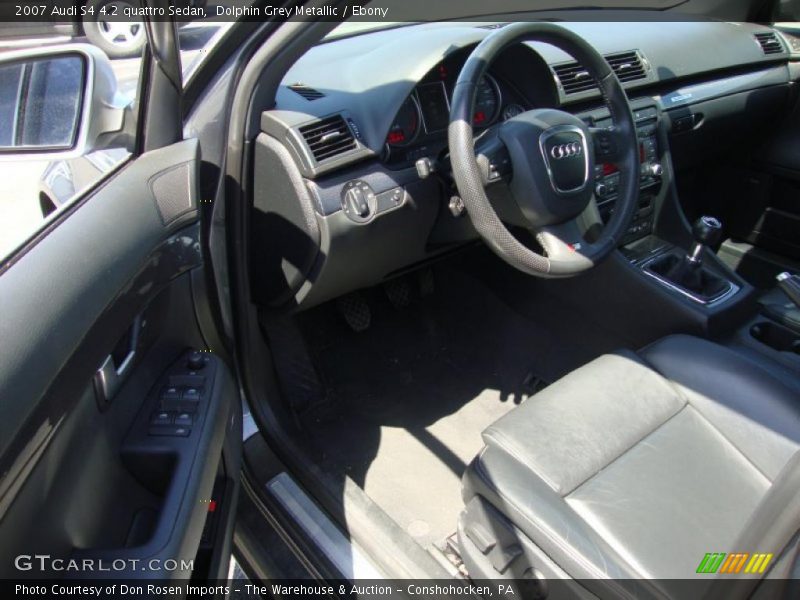 Dolphin Grey Metallic / Ebony 2007 Audi S4 4.2 quattro Sedan