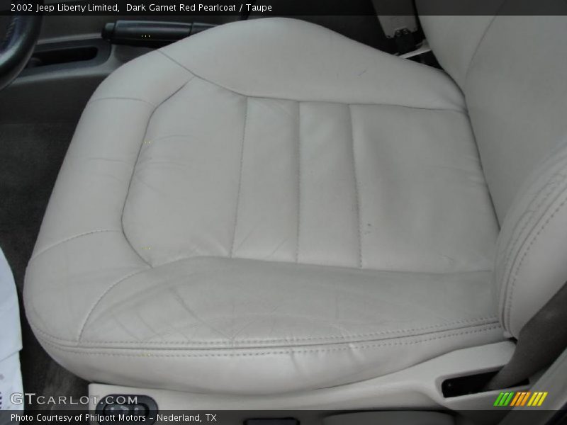 Dark Garnet Red Pearlcoat / Taupe 2002 Jeep Liberty Limited