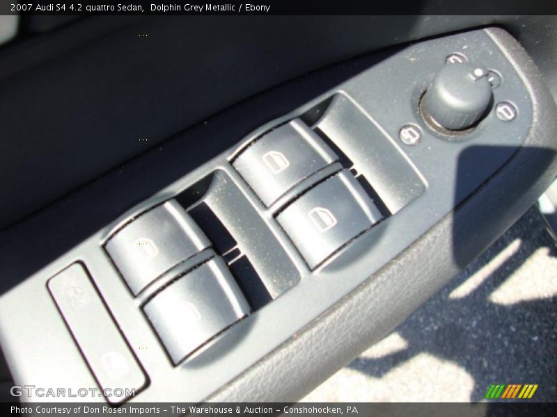 Dolphin Grey Metallic / Ebony 2007 Audi S4 4.2 quattro Sedan