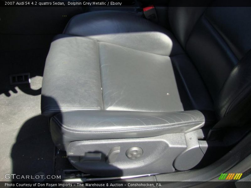 Dolphin Grey Metallic / Ebony 2007 Audi S4 4.2 quattro Sedan
