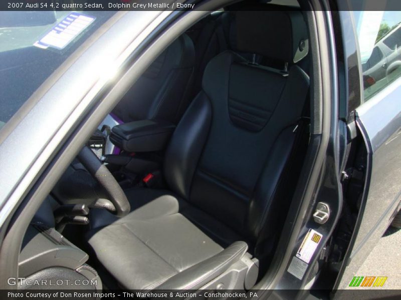 Dolphin Grey Metallic / Ebony 2007 Audi S4 4.2 quattro Sedan