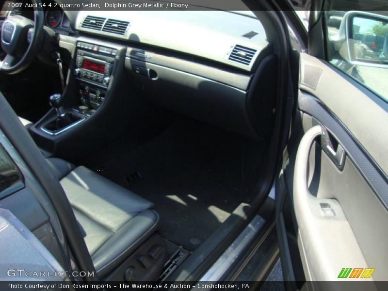 Dolphin Grey Metallic / Ebony 2007 Audi S4 4.2 quattro Sedan