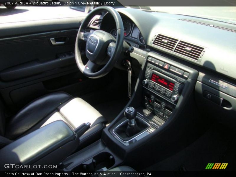 Dolphin Grey Metallic / Ebony 2007 Audi S4 4.2 quattro Sedan