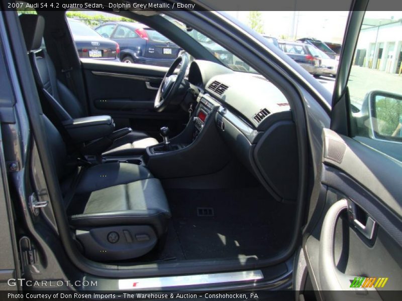 Dolphin Grey Metallic / Ebony 2007 Audi S4 4.2 quattro Sedan