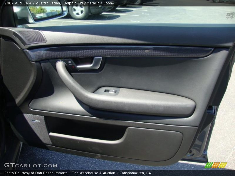 Dolphin Grey Metallic / Ebony 2007 Audi S4 4.2 quattro Sedan