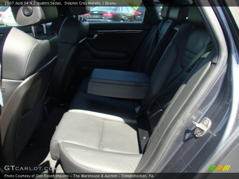 Dolphin Grey Metallic / Ebony 2007 Audi S4 4.2 quattro Sedan