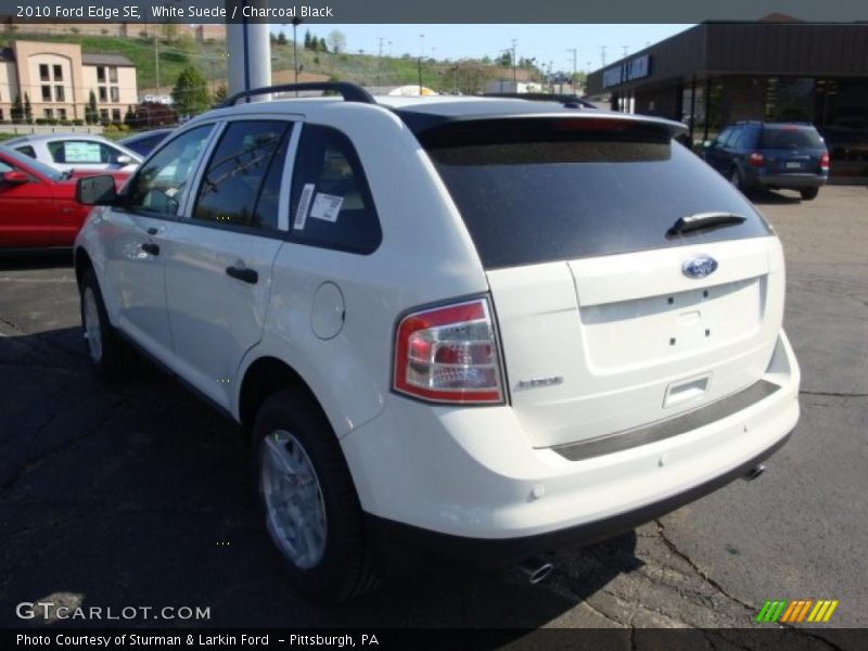 White Suede / Charcoal Black 2010 Ford Edge SE