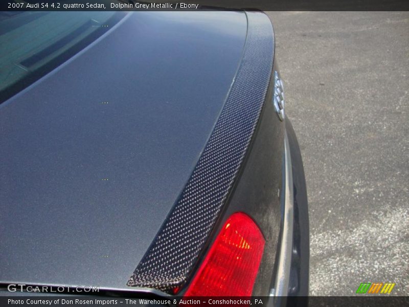 Dolphin Grey Metallic / Ebony 2007 Audi S4 4.2 quattro Sedan