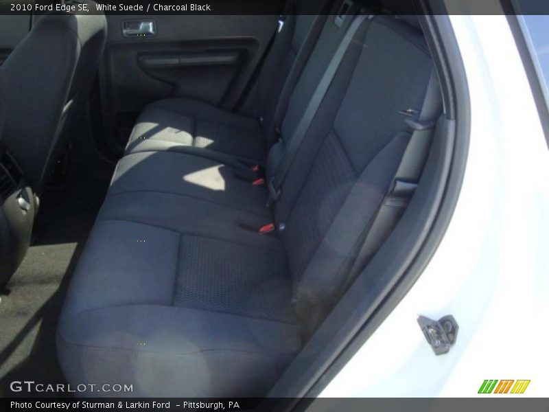 White Suede / Charcoal Black 2010 Ford Edge SE