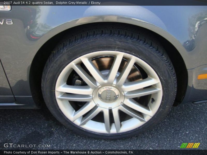 Dolphin Grey Metallic / Ebony 2007 Audi S4 4.2 quattro Sedan