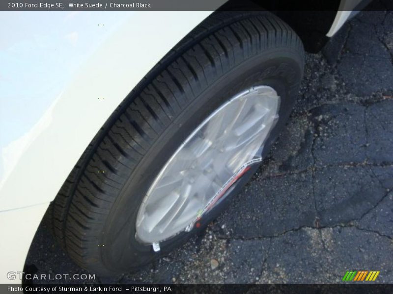 White Suede / Charcoal Black 2010 Ford Edge SE