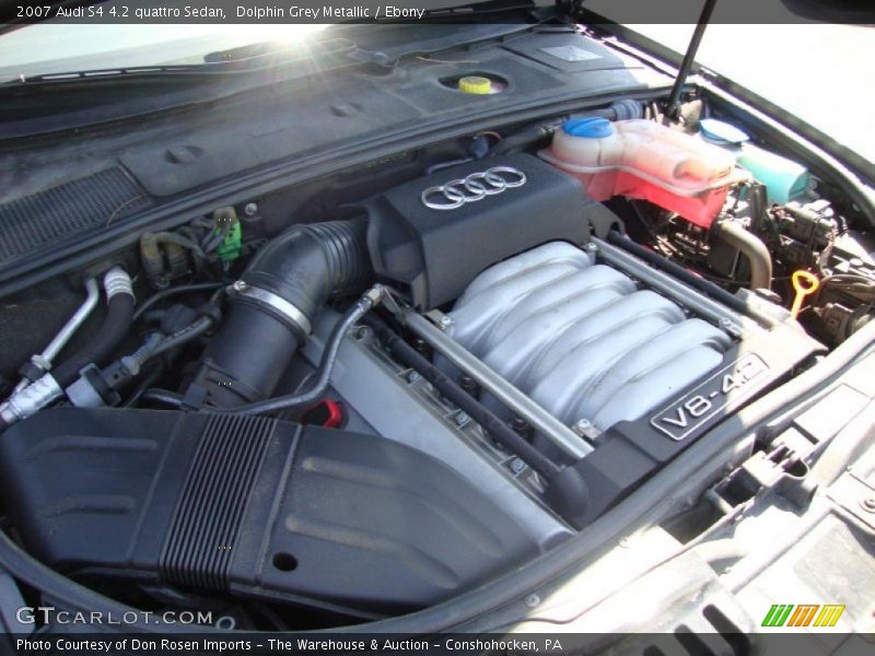 Dolphin Grey Metallic / Ebony 2007 Audi S4 4.2 quattro Sedan