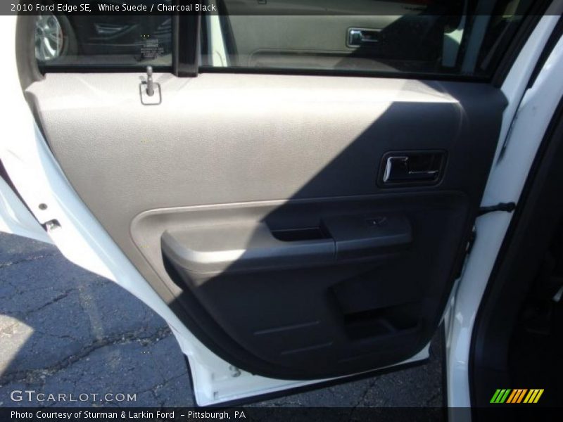 White Suede / Charcoal Black 2010 Ford Edge SE