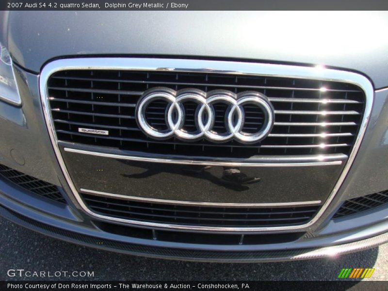 Dolphin Grey Metallic / Ebony 2007 Audi S4 4.2 quattro Sedan