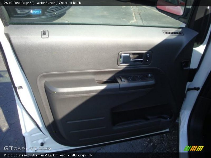White Suede / Charcoal Black 2010 Ford Edge SE