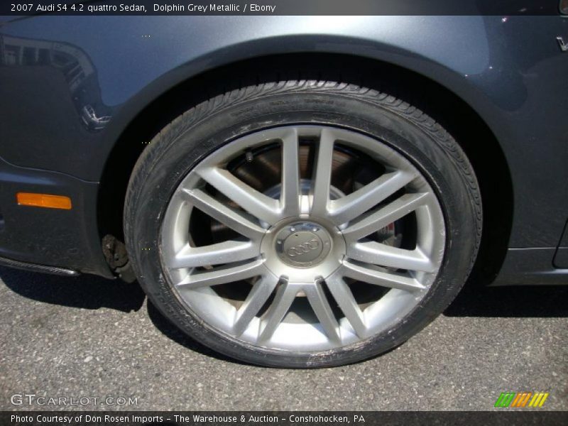 Dolphin Grey Metallic / Ebony 2007 Audi S4 4.2 quattro Sedan