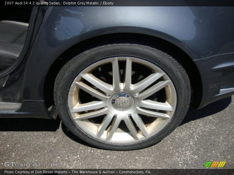 Dolphin Grey Metallic / Ebony 2007 Audi S4 4.2 quattro Sedan