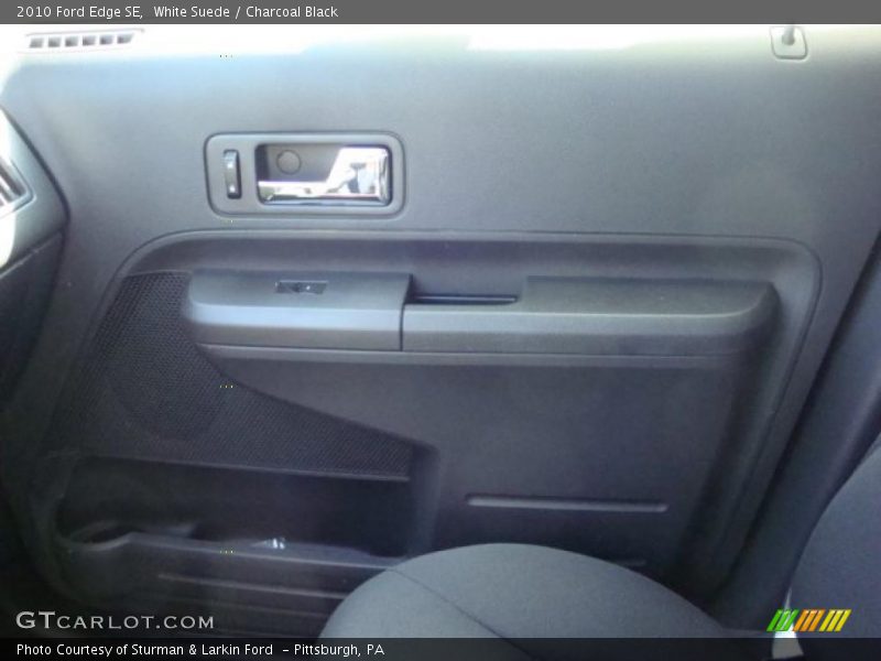 White Suede / Charcoal Black 2010 Ford Edge SE