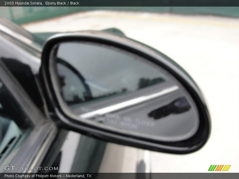 Ebony Black / Black 2003 Hyundai Sonata