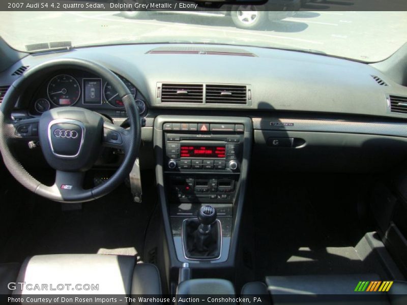 Dolphin Grey Metallic / Ebony 2007 Audi S4 4.2 quattro Sedan