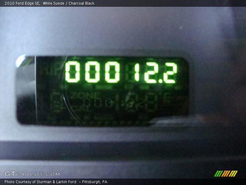 White Suede / Charcoal Black 2010 Ford Edge SE
