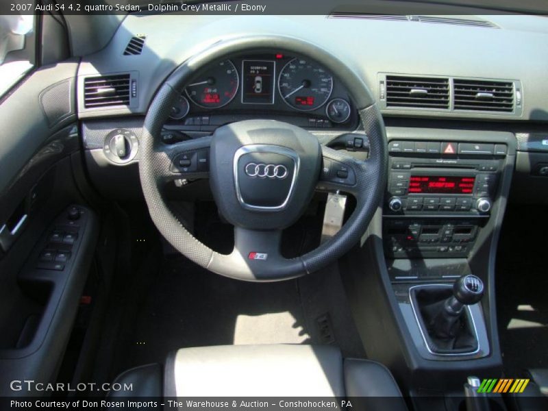 Dolphin Grey Metallic / Ebony 2007 Audi S4 4.2 quattro Sedan