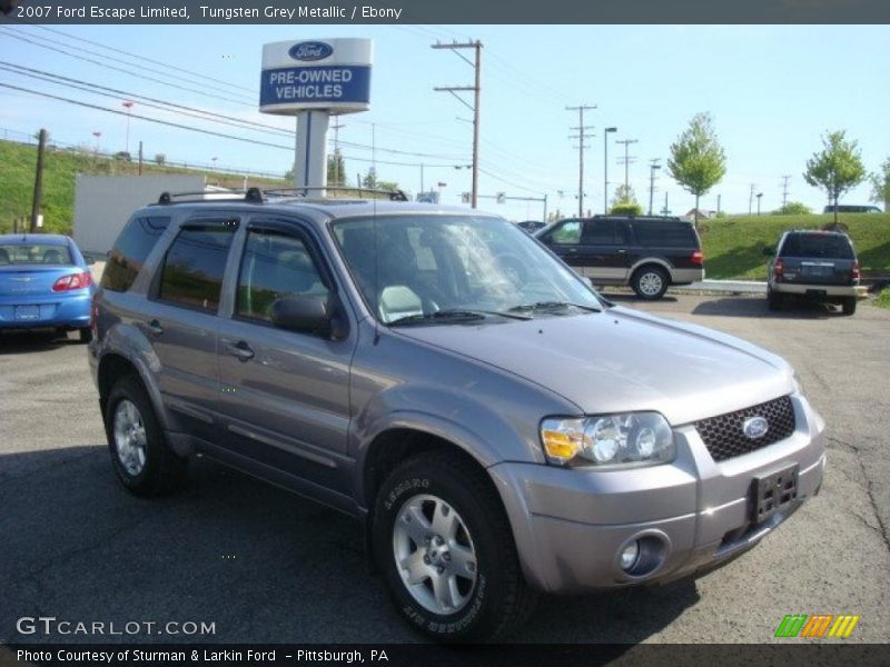 Tungsten Grey Metallic / Ebony 2007 Ford Escape Limited