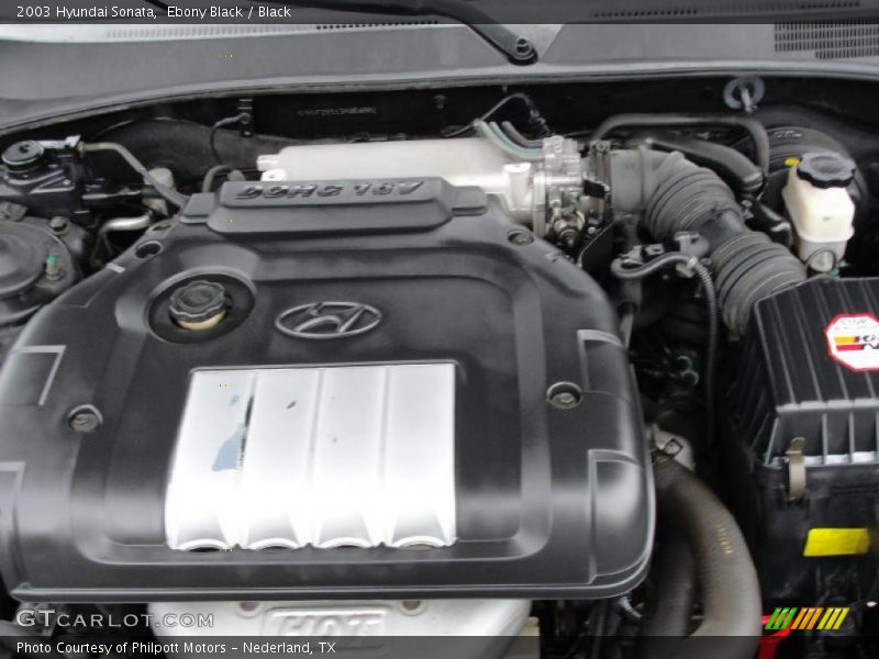 Ebony Black / Black 2003 Hyundai Sonata