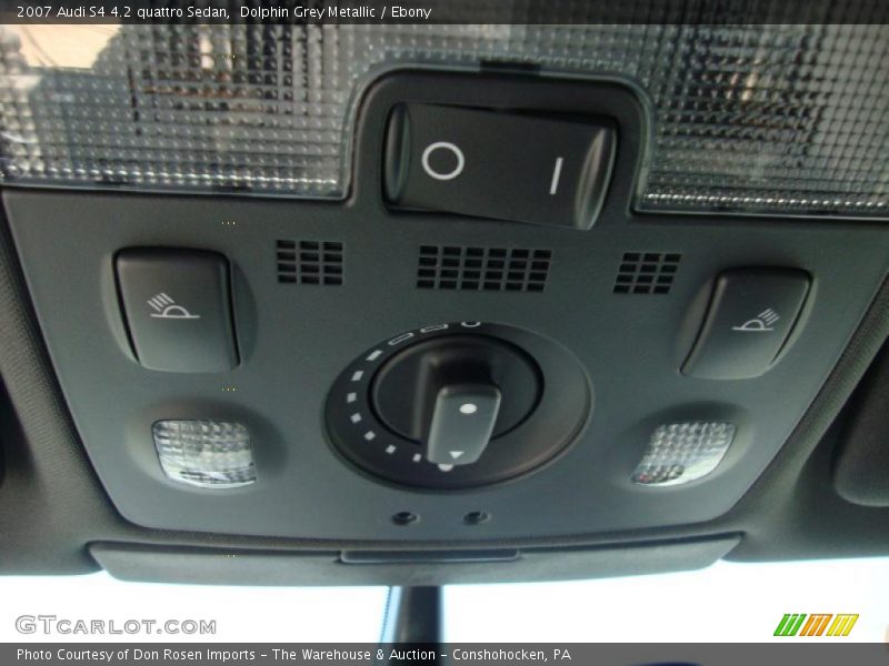 Dolphin Grey Metallic / Ebony 2007 Audi S4 4.2 quattro Sedan