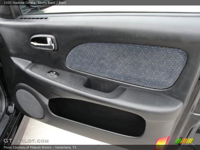 Ebony Black / Black 2003 Hyundai Sonata