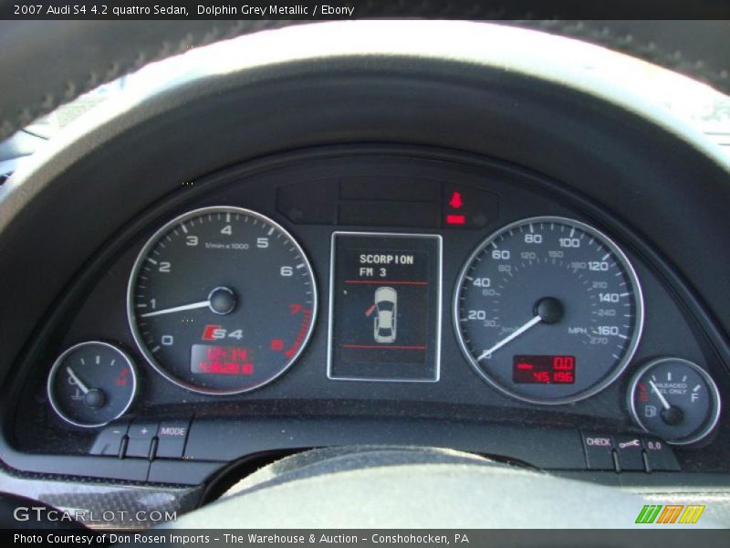 Dolphin Grey Metallic / Ebony 2007 Audi S4 4.2 quattro Sedan