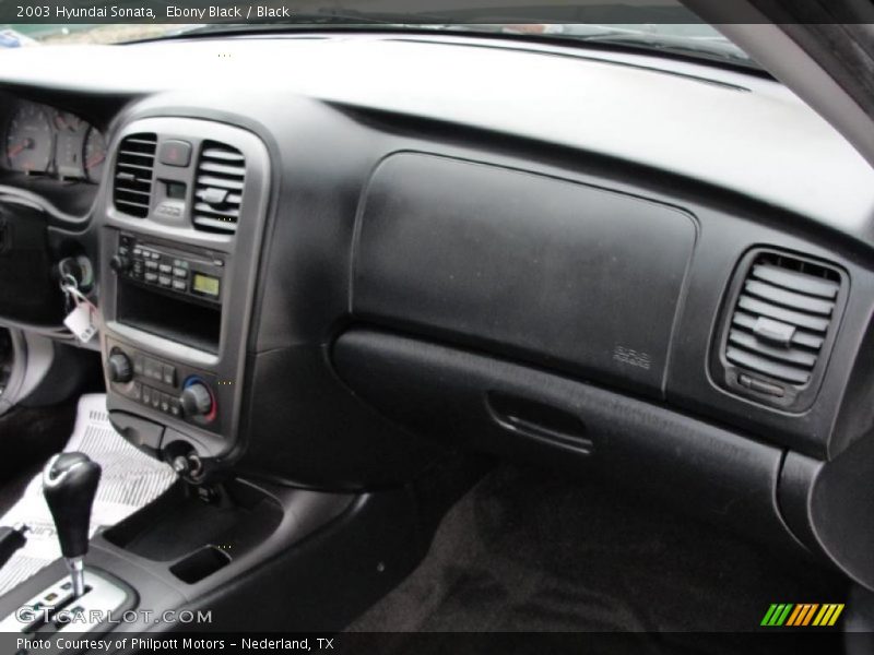 Ebony Black / Black 2003 Hyundai Sonata