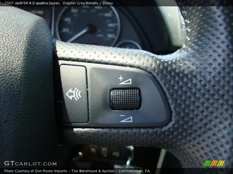 Dolphin Grey Metallic / Ebony 2007 Audi S4 4.2 quattro Sedan