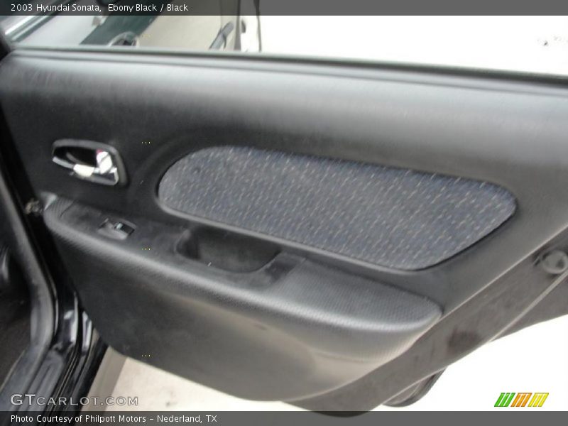 Ebony Black / Black 2003 Hyundai Sonata