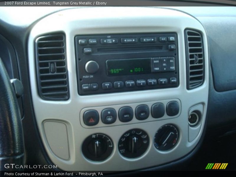 Tungsten Grey Metallic / Ebony 2007 Ford Escape Limited