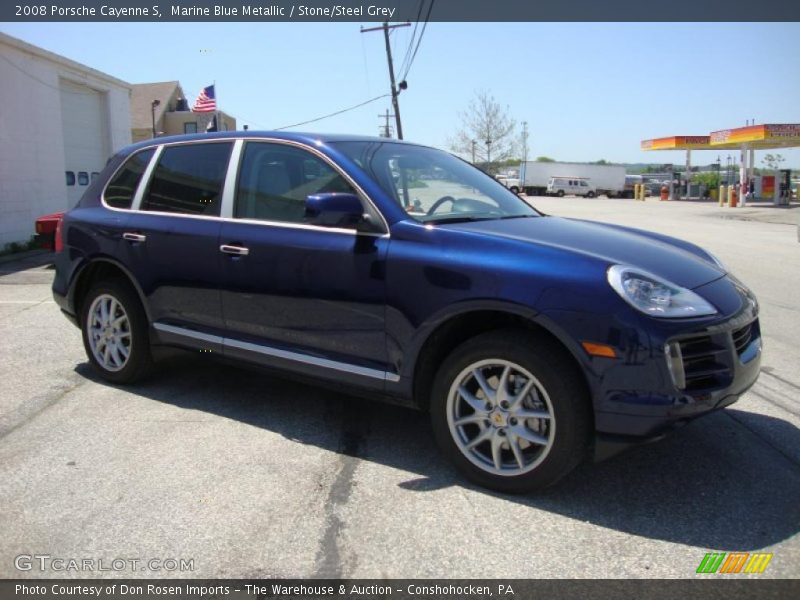 Marine Blue Metallic / Stone/Steel Grey 2008 Porsche Cayenne S