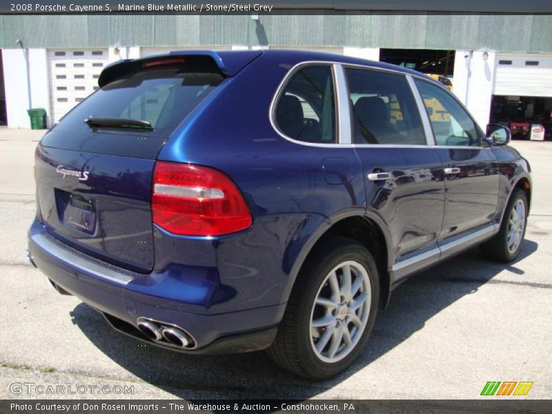 Marine Blue Metallic / Stone/Steel Grey 2008 Porsche Cayenne S