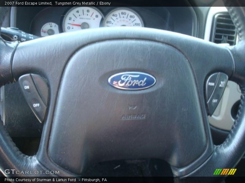 Tungsten Grey Metallic / Ebony 2007 Ford Escape Limited