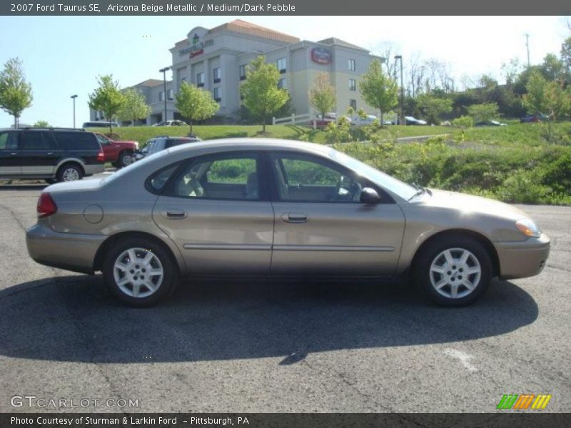 Arizona Beige Metallic / Medium/Dark Pebble 2007 Ford Taurus SE