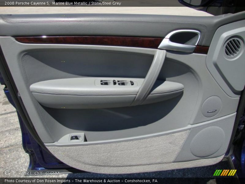 Marine Blue Metallic / Stone/Steel Grey 2008 Porsche Cayenne S