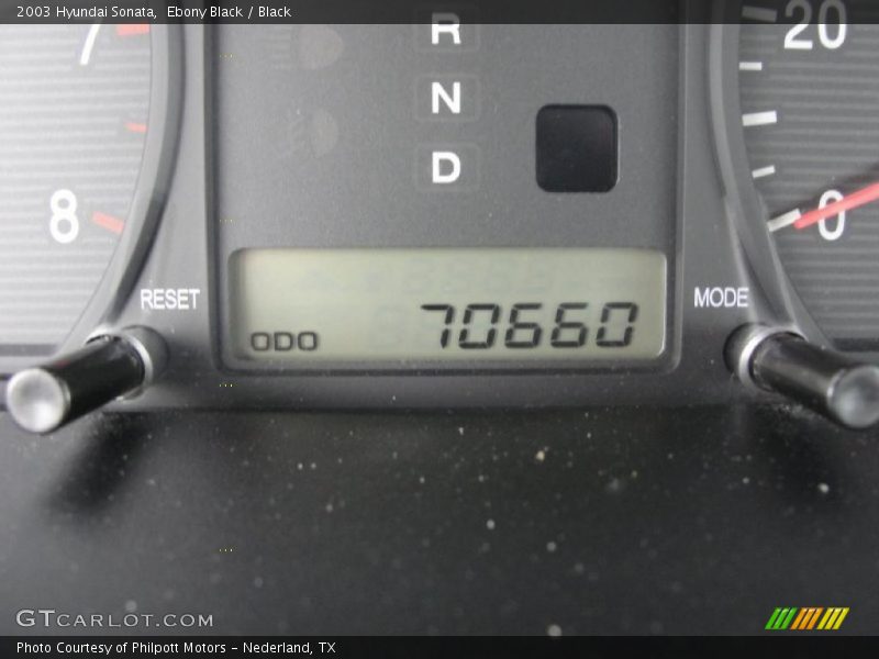 Ebony Black / Black 2003 Hyundai Sonata