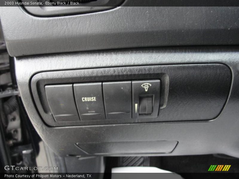 Ebony Black / Black 2003 Hyundai Sonata