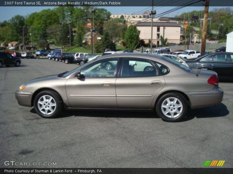 Arizona Beige Metallic / Medium/Dark Pebble 2007 Ford Taurus SE
