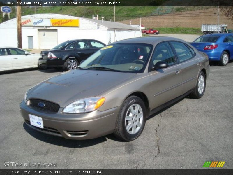 Arizona Beige Metallic / Medium/Dark Pebble 2007 Ford Taurus SE