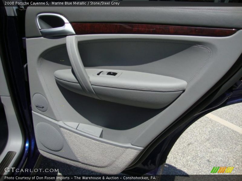 Marine Blue Metallic / Stone/Steel Grey 2008 Porsche Cayenne S
