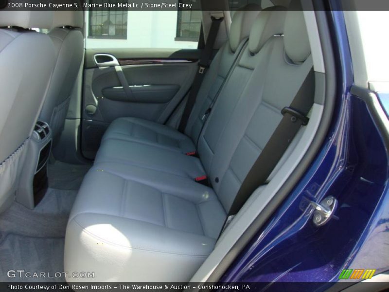Marine Blue Metallic / Stone/Steel Grey 2008 Porsche Cayenne S