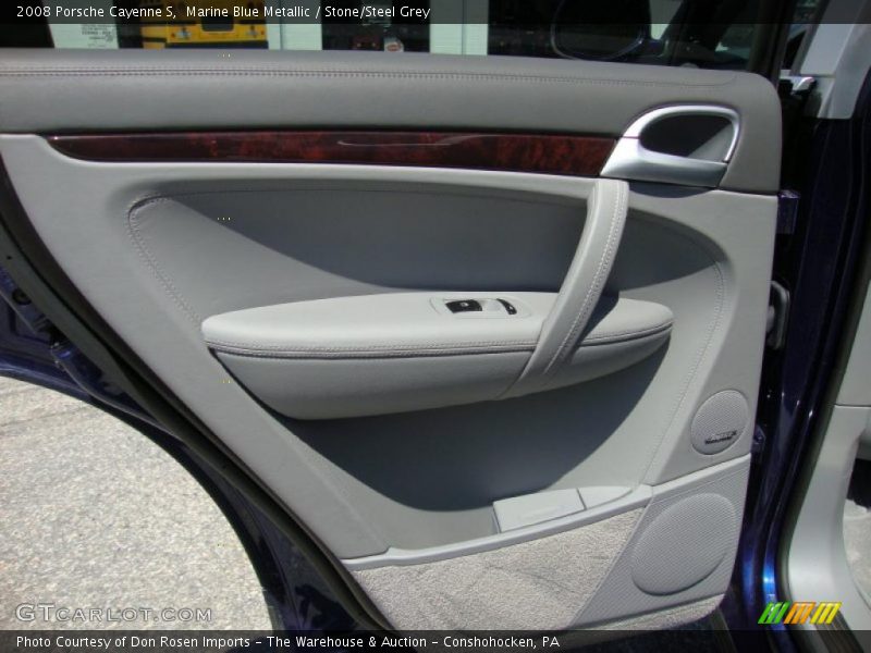 Marine Blue Metallic / Stone/Steel Grey 2008 Porsche Cayenne S