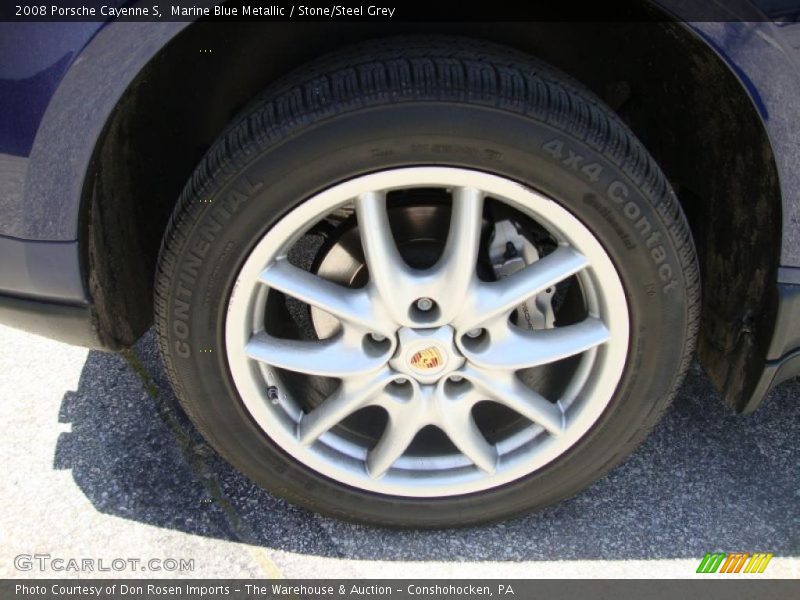 Marine Blue Metallic / Stone/Steel Grey 2008 Porsche Cayenne S